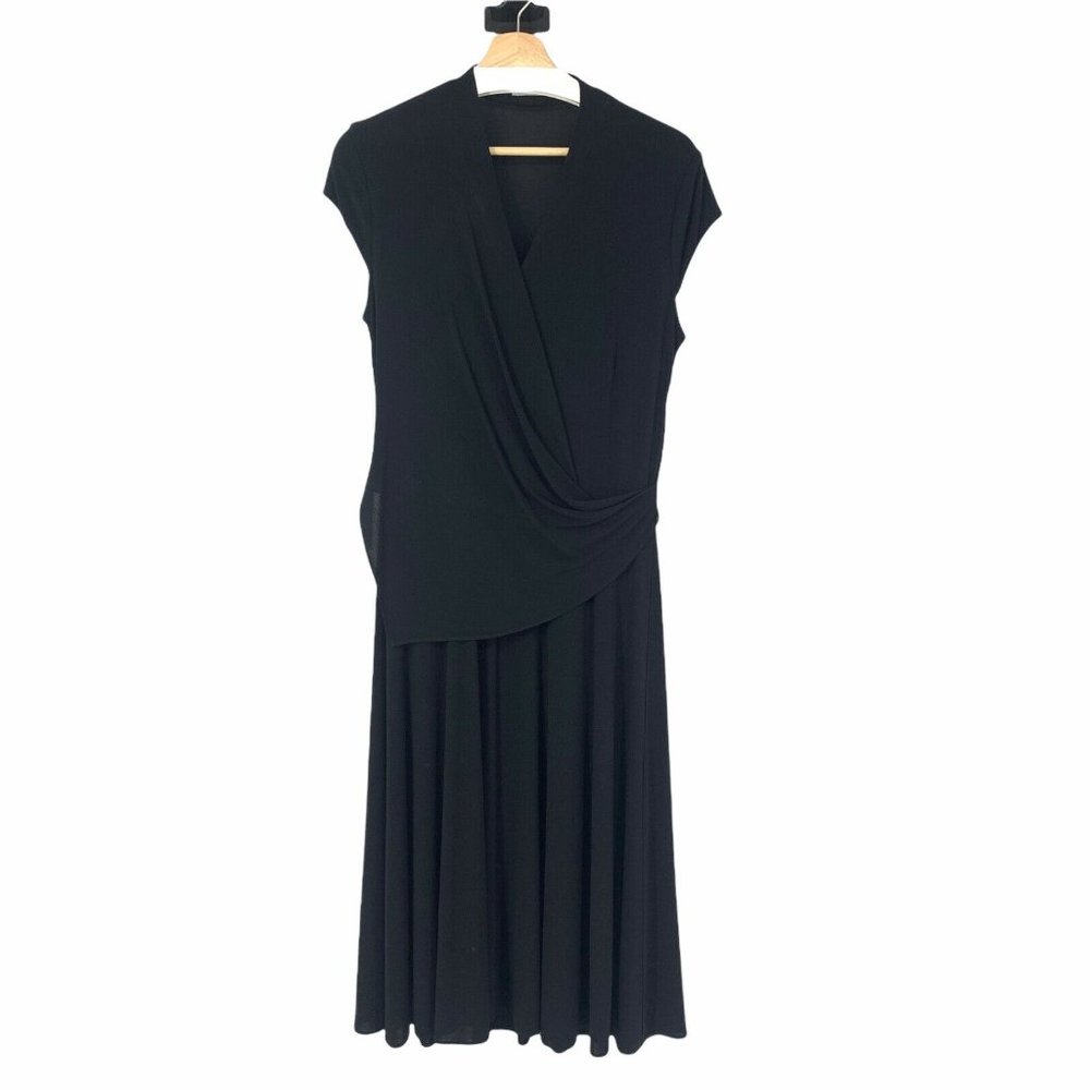 SOLD MM Lafleur black Zulma midi dress - Picture 3 of 12